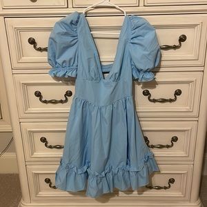 Small light blue flowy dress from SHEIN